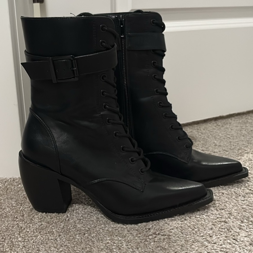 Dollskill black witchy boots
